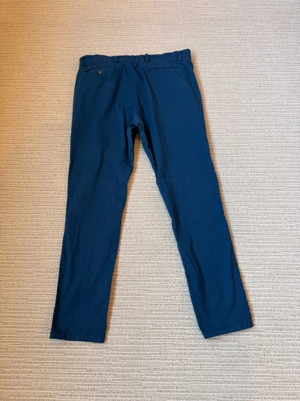 Matchstick Men's Casual Pant (36W x 31L Peacock Blue) - Picture 2 of 5